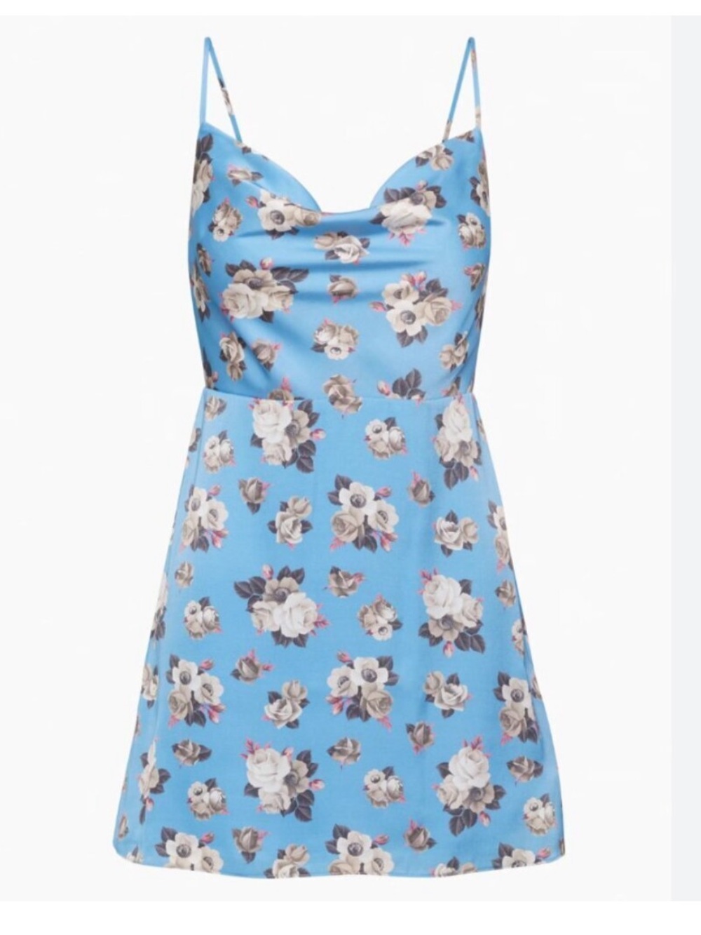 Sunday Best Spencer Cowl Neck Mini Slip Dress